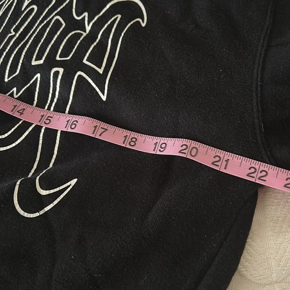 EUC Revenge hoodie xxxtentacion 2017 black & white outline "kill" hoodie. Size M - Picture 9 of 10